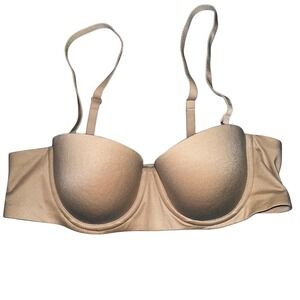 Aerie Real Sunnie Strapless Bra Real Good Beige Everyday Comfort 34A